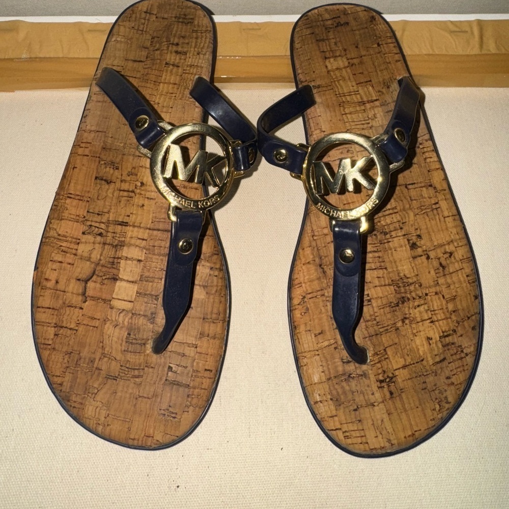 Michael Kors Blue Sandals